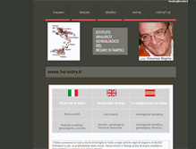 Tablet Screenshot of heraldry.it